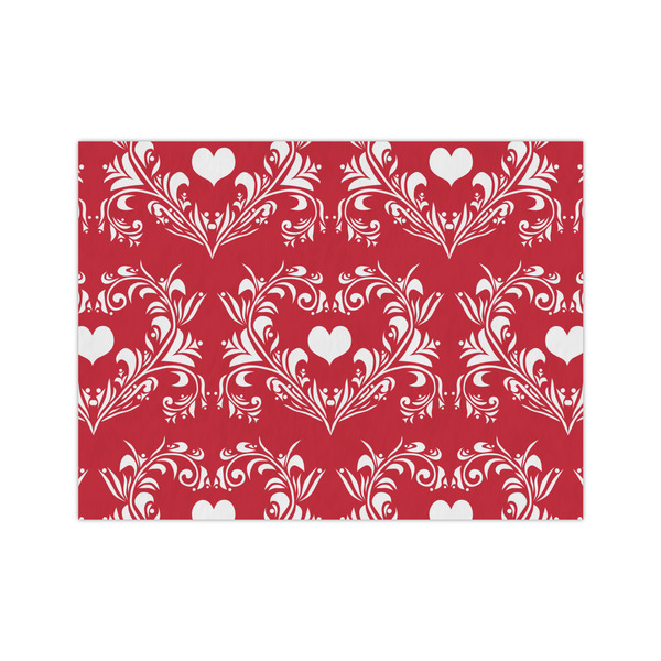 Custom Heart Damask Tissue Paper Sheets - Medium - Heavyweight