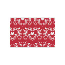 Heart Damask Small Tissue Papers Sheets - Heavyweight