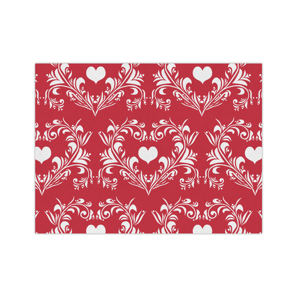 Custom Heart Damask Tissue Paper Sheets - Medium - Lightweight
