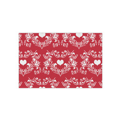 Heart Damask Small Tissue Papers Sheets - Lightweight