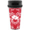Heart Damask Acrylic Travel Mug without Handle (Personalized)