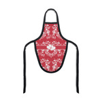 Heart Damask Bottle Apron (Personalized)