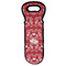 Heart Damask Wine Tote Bag (Personalized)