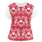 Heart Damask Women's Crew T-Shirt - 2X Large