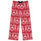 Heart Damask Womens Pajama Pants - XS