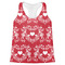 Heart Damask Womens Racerback Tank Top - 2X Large