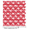 Heart Damask Wrapping Paper Roll - Matte - Partial Roll