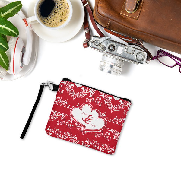 Heart Damask Wristlet ID Cases - LIFESTYLE