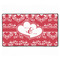 Heart Damask XXL Gaming Mouse Pads - 24" x 14" - APPROVAL