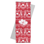 Heart Damask Yoga Mat Towel (Personalized)