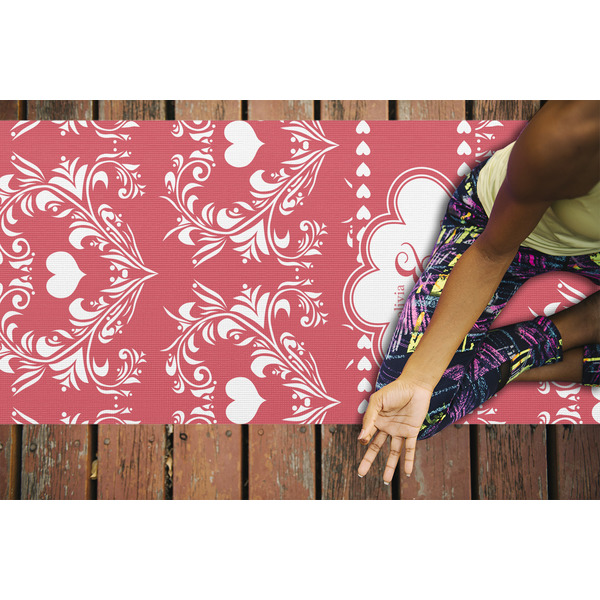 Heart Damask Yoga Mats - LIFESTYLE