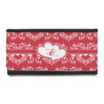 Heart Damask Leatherette Ladies Wallet (Personalized)