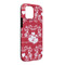 Heart Damask iPhone 13 Pro Max Tough Case - Angle