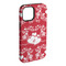 Heart Damask iPhone Case - Rubber Lined (Personalized)