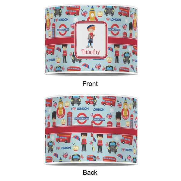 London 12" Drum Lampshade - APPROVAL (Poly Film)