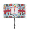 London 12" Drum Lampshade - ON STAND (Fabric)