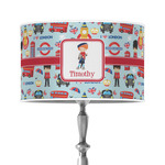 London 12" Drum Lamp Shade - Poly-film (Personalized)