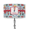 London 12" Drum Lampshade - ON STAND (Poly Film)