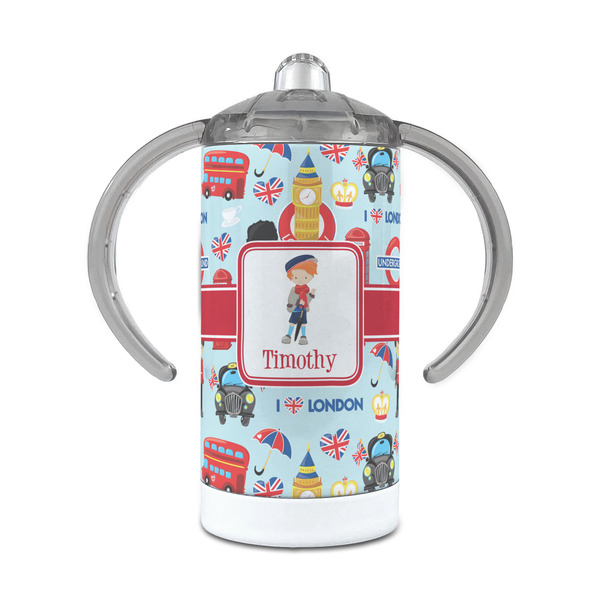 Custom London 12 oz Stainless Steel Sippy Cup (Personalized)