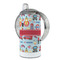 London 12 oz Stainless Steel Sippy Cups - FULL (back angle)