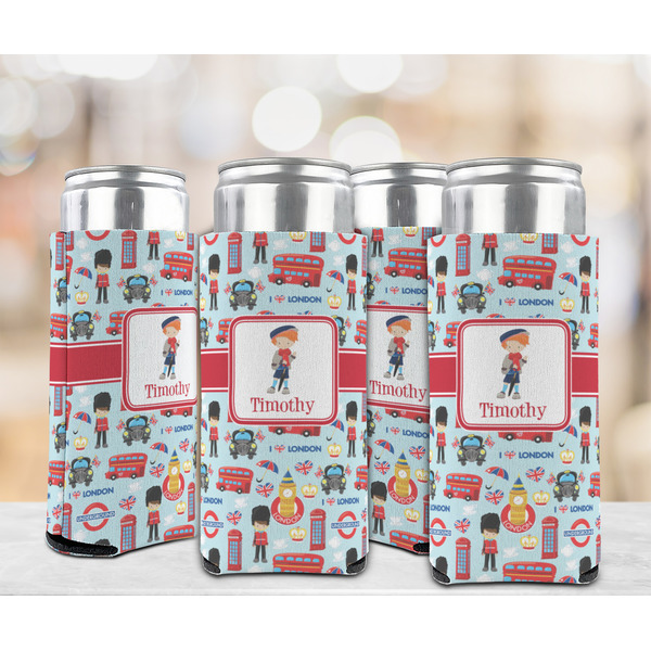London 12oz Tall Can Sleeve - Set of 4 - LIFESTYLE