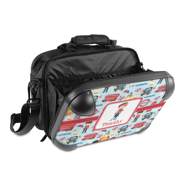 London 15" Hard Shell Briefcase - Open