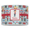 London 16" Drum Lampshade - FRONT (Poly Film)