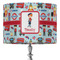 London 16" Drum Lampshade - ON STAND (Fabric)