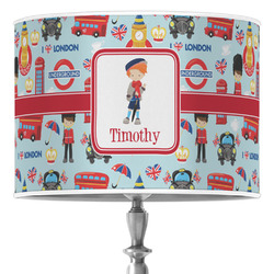 London 16" Drum Lamp Shade - Poly-film (Personalized)