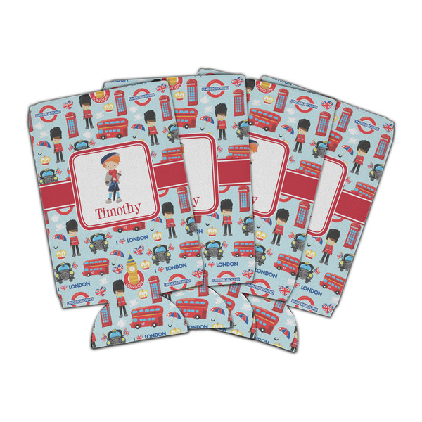 Custom London Can Cooler (16 oz) - Set of 4 (Personalized)