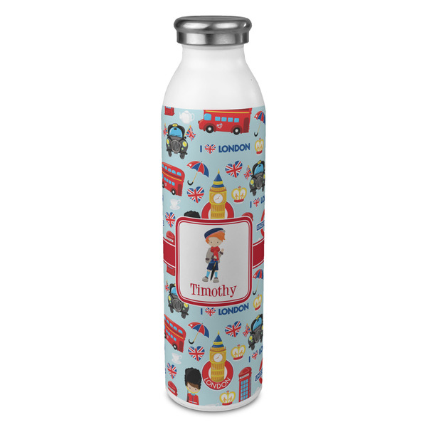 Custom London 20oz Stainless Steel Water Bottle - Full Print (Personalized)
