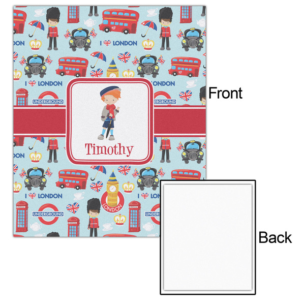 London 20x24 - Matte Poster - Front & Back