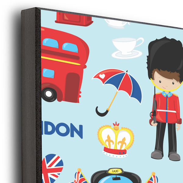 London 20x24 Wood Print - Closeup