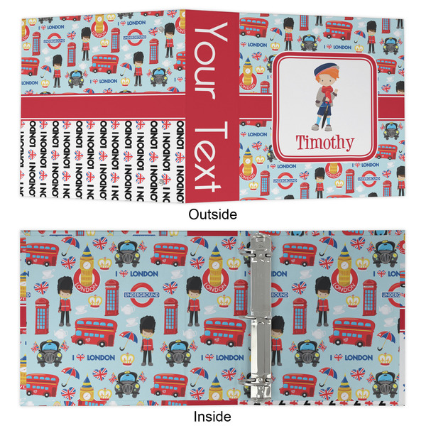 London 3 Ring Binders - Full Wrap - 2" - APPROVAL
