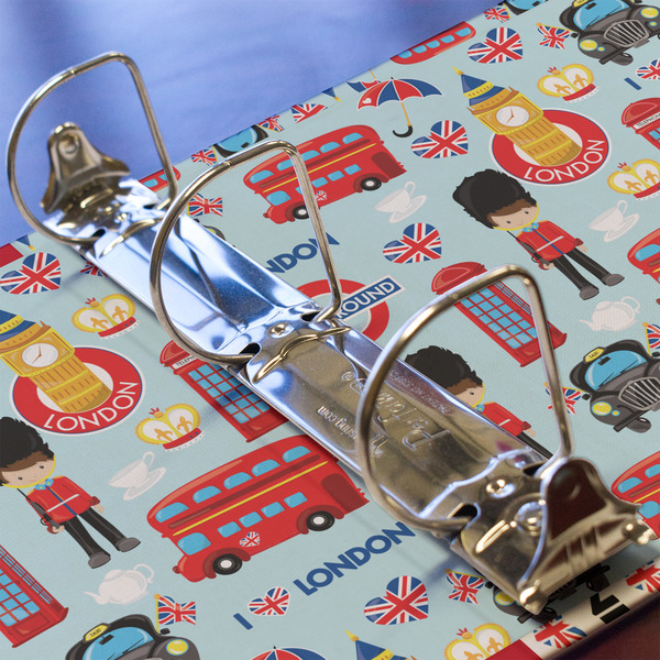 London 3 Ring Binders - Full Wrap - 2" - DETAIL