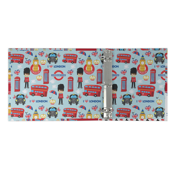 London 3 Ring Binders - Full Wrap - 2" - OPEN INSIDE