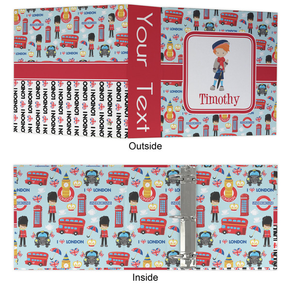 London 3 Ring Binders - Full Wrap - 3" - APPROVAL