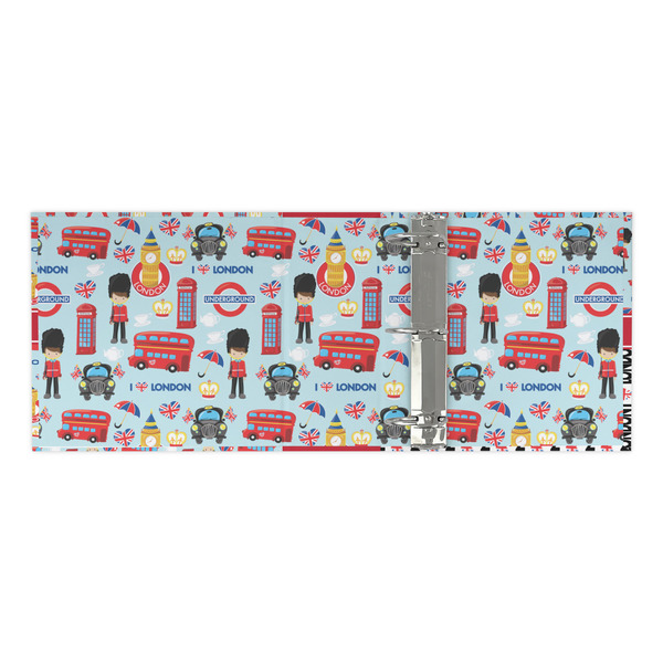 London 3 Ring Binders - Full Wrap - 3" - OPEN INSIDE