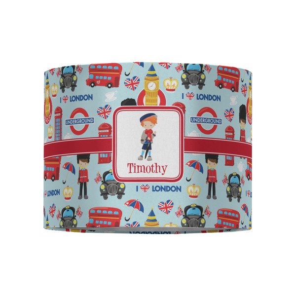 London 8" Drum Lampshade - FRONT (Fabric)