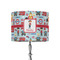 London 8" Drum Lampshade - ON STAND (Fabric)