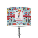 London 8" Drum Lamp Shade - Poly-film (Personalized)