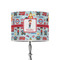 London 8" Drum Lampshade - ON STAND (Poly Film)