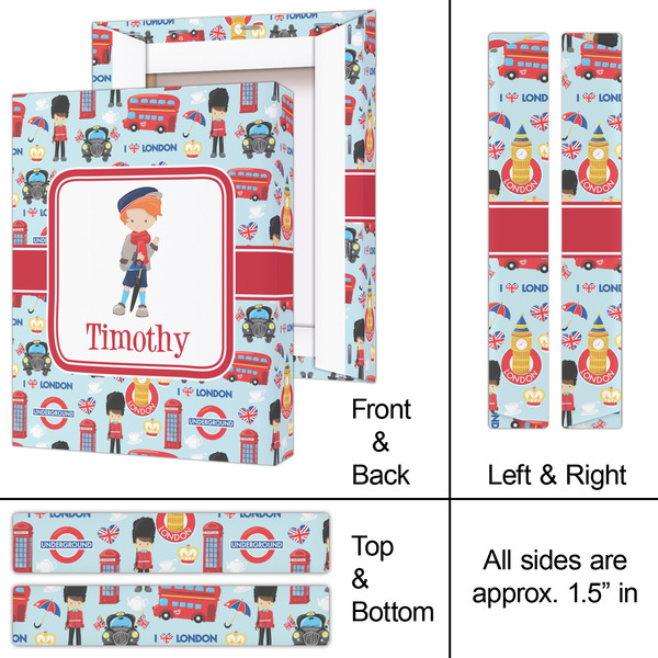 London 8x10 - Canvas Print - Approval