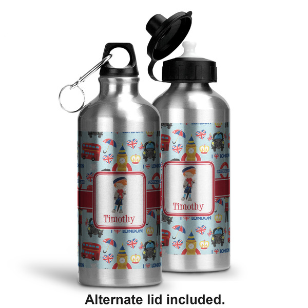 London Aluminum Water Bottle - Alternate lid options