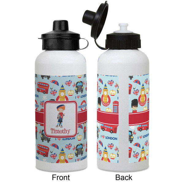 London Aluminum Water Bottle - White APPROVAL