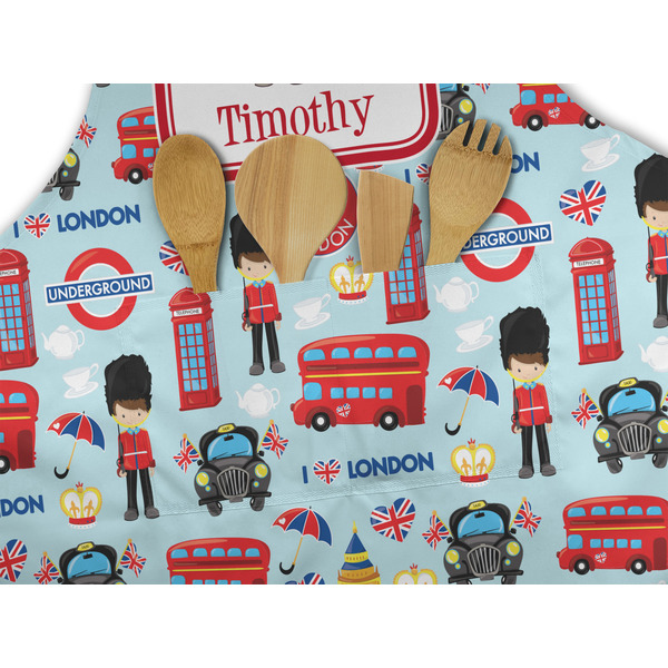 London Apron - Pocket Detail with Props