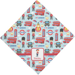 London Dog Bandana Scarf w/ Name or Text