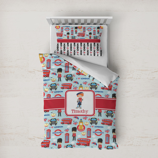 Custom London Duvet Cover Set - Twin XL (Personalized)
