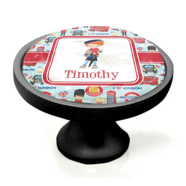 London Black Custom Cabinet Knob (Side)