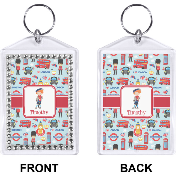 London Bling Keychain (Front + Back)